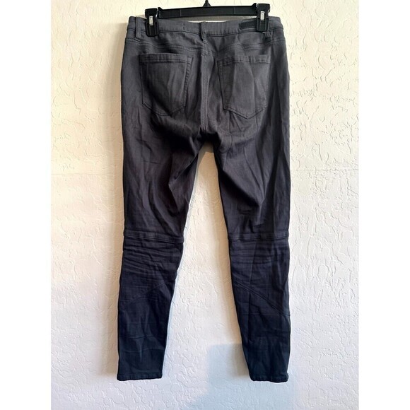 BLANKNYC Mid Rise Zip Pocket Utility Skinny Pants Womens Size 28 Black - Picture 5 of 16